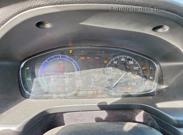 19XZE4F5XLE012462 2020 HONDA INSIGHT Серый Вид щитка приборов