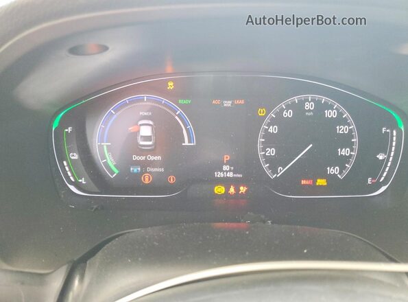 19XZE4F96ME006307 2021 HONDA INSIGHT Белый Вид щитка приборов