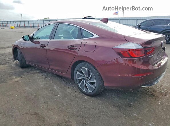 19XZE4F97KE020293 2019 HONDA INSIGHT Темно-бордовый Задняя левая четверть