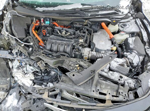 19XZE4F99NE005248 2022 HONDA INSIGHT Black Вид задньої частини салону