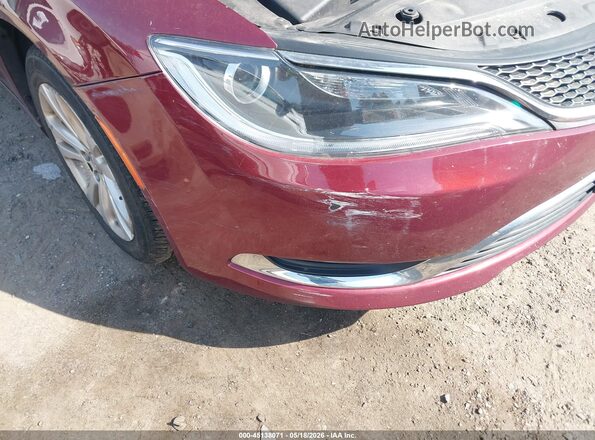 1C3CCCAB0GN122610 2016 CHRYSLER 200 Красный Вид щитка приборов