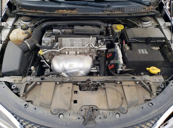 1C3CCCAB0GN131694 2016 CHRYSLER 200 Серебряный Вид задней части салона