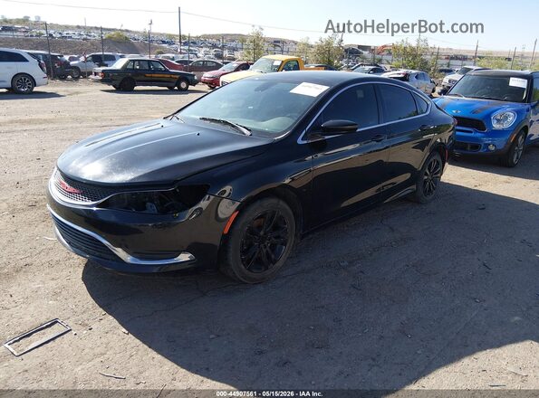 1C3CCCAB0HN501690 2017 CHRYSLER 200 Черный Передняя левая четверть
