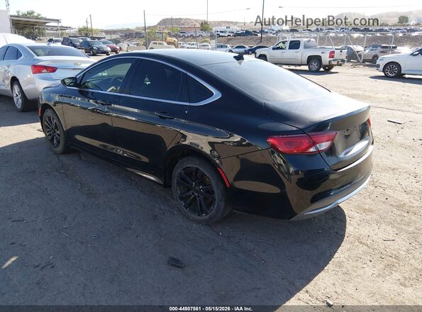 1C3CCCAB0HN501690 2017 CHRYSLER 200 Черный Задняя левая четверть