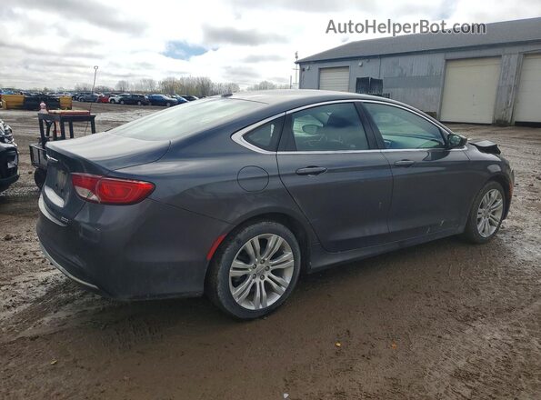 1C3CCCAB1GN104696 2016 CHRYSLER 200 Charcoal Tył prawy