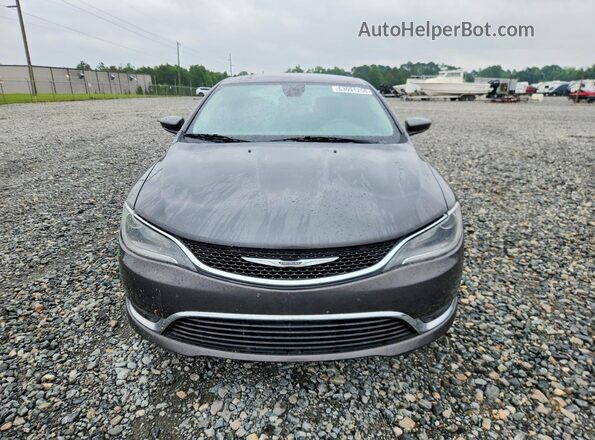 1C3CCCAB1GN145023 2016 CHRYSLER 200 Gray Vista frontal
