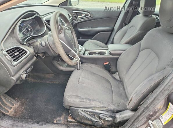 1C3CCCAB1GN145023 2016 CHRYSLER 200 Gray Vista interior delantera