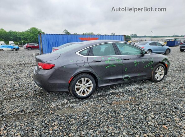 1C3CCCAB1GN145023 2016 CHRYSLER 200 Gray Trasero derecho