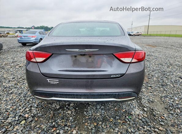 1C3CCCAB1GN145023 2016 CHRYSLER 200 Gray Vista trasera
