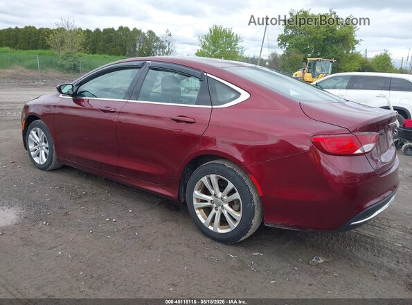 1C3CCCAB1GN168902 2016 CHRYSLER 200 Red Tył lewy