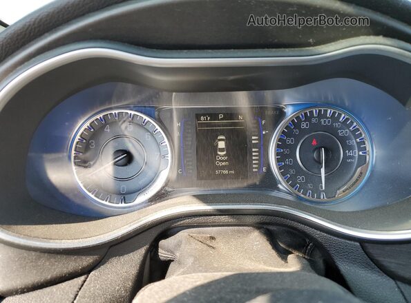 1C3CCCAB2GN118719 2016 CHRYSLER 200 Серый Вид щитка приборов