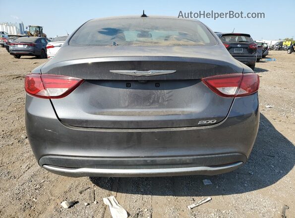 1C3CCCAB2GN118719 2016 CHRYSLER 200 Серый Вид сзади