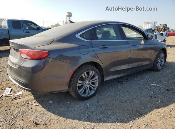 1C3CCCAB2GN118719 2016 CHRYSLER 200 Серый Задняя правая четверть