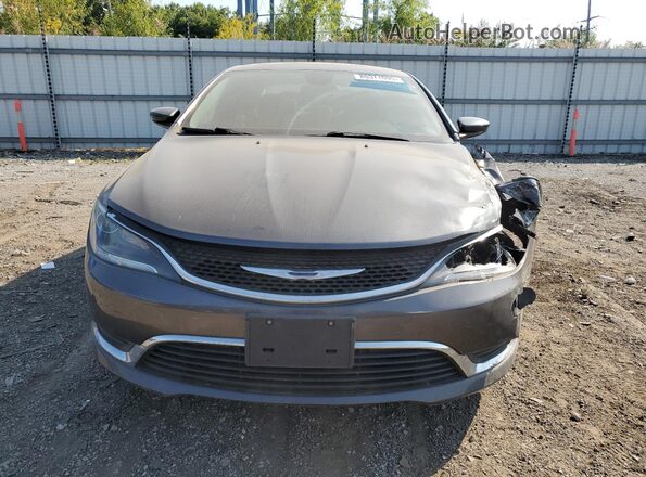 1C3CCCAB2GN118719 2016 CHRYSLER 200 Серый Вид спереди