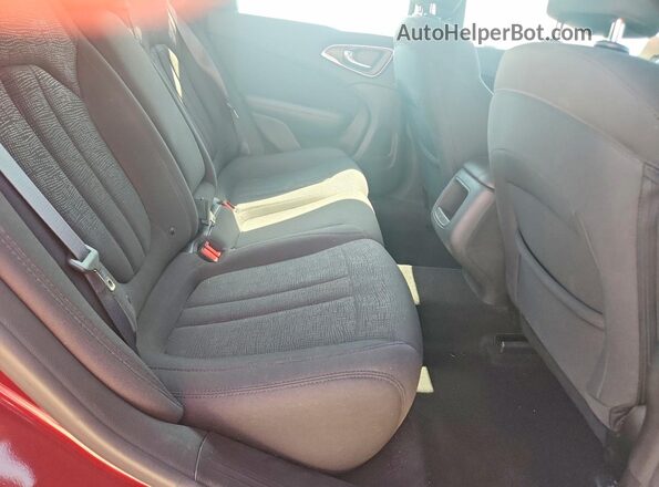 1C3CCCAB2GN122186 2016 CHRYSLER 200 Бордовый Вид задних сидений