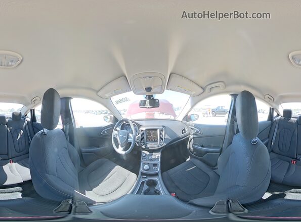 1C3CCCAB2GN122186 2016 CHRYSLER 200 Бордовый Вид наклейки с VIN-кодом