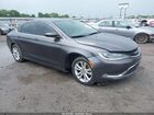 2016 Chrysler 200 Limited Серый vin: 1C3CCCAB2GN144074