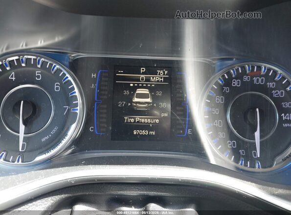 1C3CCCAB2GN150344 2016 CHRYSLER 200 Red Widok tylnych siedzeń