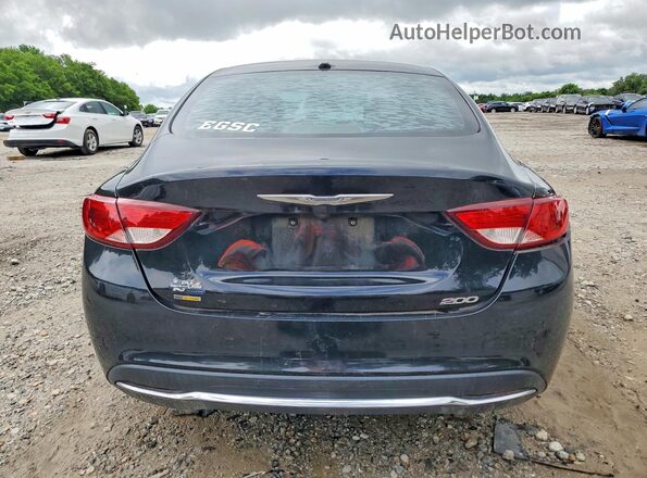 1C3CCCAB3GN102660 2016 CHRYSLER 200 Черный Вид сзади