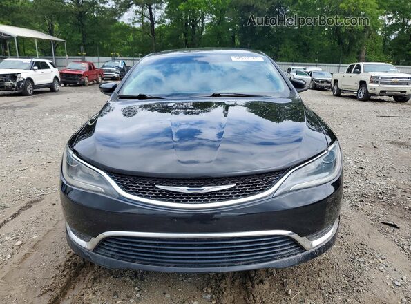 1C3CCCAB3GN102660 2016 CHRYSLER 200 Черный Вид спереди