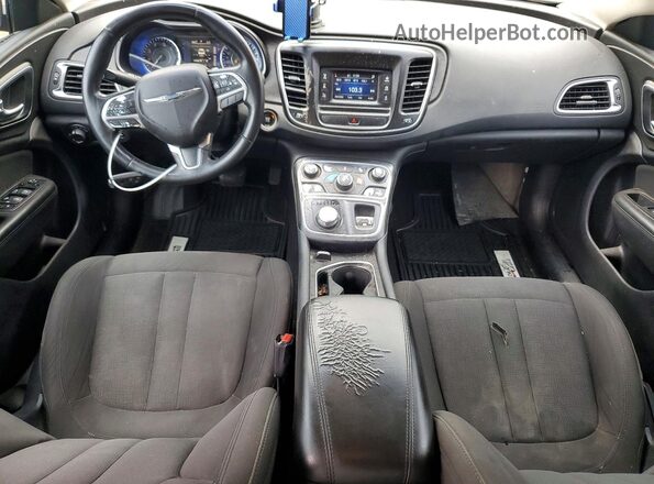 1C3CCCAB3GN102660 2016 CHRYSLER 200 Черный Вид панели приборов