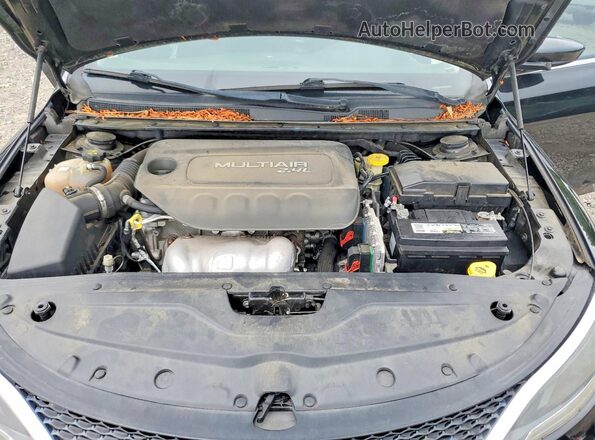 1C3CCCAB3GN102660 2016 CHRYSLER 200 Черный Вид задней части салона