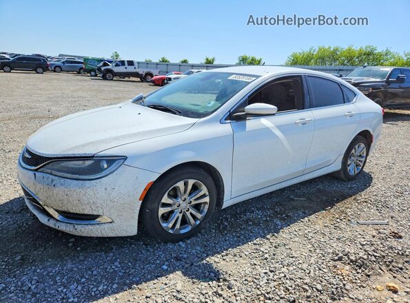 1C3CCCAB3GN124500 2016 CHRYSLER 200 White Front left