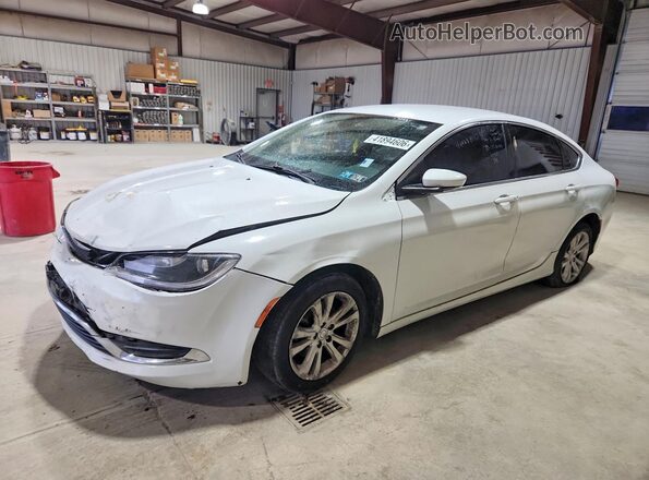 1C3CCCAB3GN127882 2016 CHRYSLER 200 Белый Передняя левая четверть