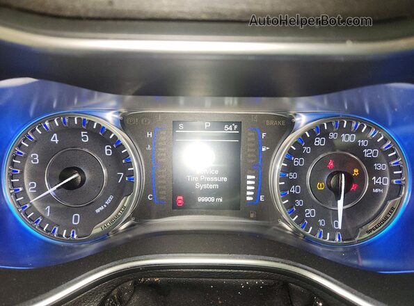 1C3CCCAB3GN127882 2016 CHRYSLER 200 Белый Вид щитка приборов