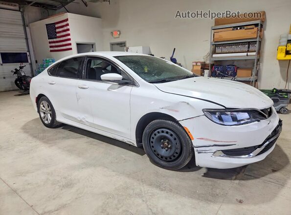 1C3CCCAB3GN127882 2016 CHRYSLER 200 Белый Передняя правая четверть