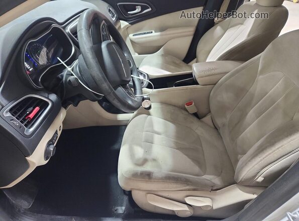 1C3CCCAB3GN127882 2016 CHRYSLER 200 Белый Вид салона спереди