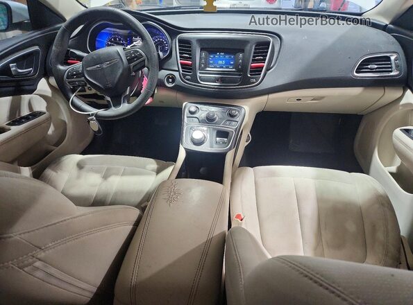 1C3CCCAB3GN127882 2016 CHRYSLER 200 Белый Вид панели приборов