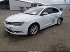 2016 Chrysler 200 Limited White vin: 1C3CCCAB3GN136565