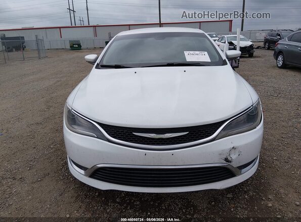 1C3CCCAB3GN136565 2016 CHRYSLER 200 White Widok wnętrza z tyłu