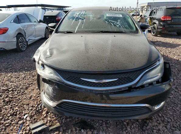 1C3CCCAB3GN168402 2016 CHRYSLER 200 Черный Вид спереди