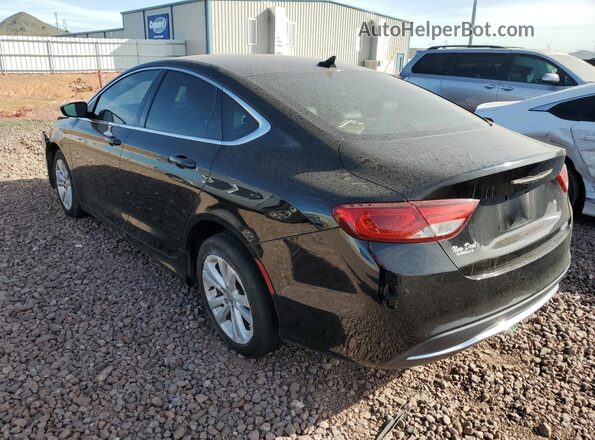 1C3CCCAB3GN168402 2016 CHRYSLER 200 Черный Задняя левая четверть