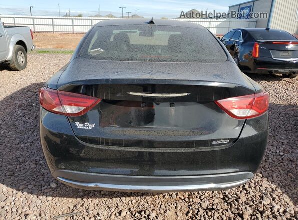 1C3CCCAB3GN168402 2016 CHRYSLER 200 Черный Вид сзади