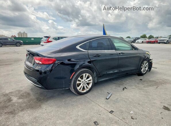 1C3CCCAB3GN171901 2016 CHRYSLER 200 Black Задня права чверть