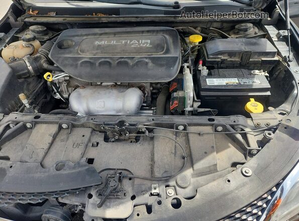 1C3CCCAB3GN171901 2016 CHRYSLER 200 Black Вид задньої частини салону