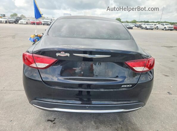 1C3CCCAB3GN171901 2016 CHRYSLER 200 Black Вид ззаду