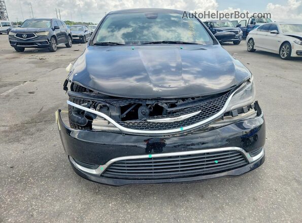 1C3CCCAB3GN171901 2016 CHRYSLER 200 Черный Вид спереди