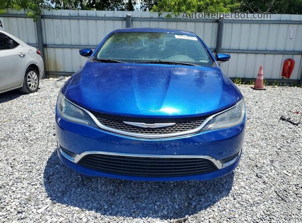 1C3CCCAB4GN145047 2016 CHRYSLER 200 Синий Вид спереди