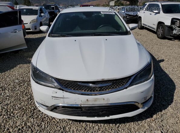 1C3CCCAB5GN128838 2016 CHRYSLER 200 Белый Вид спереди
