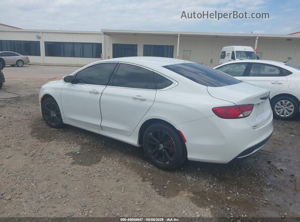 1C3CCCAB5GN164156 2016 CHRYSLER 200 Белый Задняя левая четверть