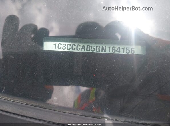 1C3CCCAB5GN164156 2016 CHRYSLER 200 Белый Вид щитка приборов