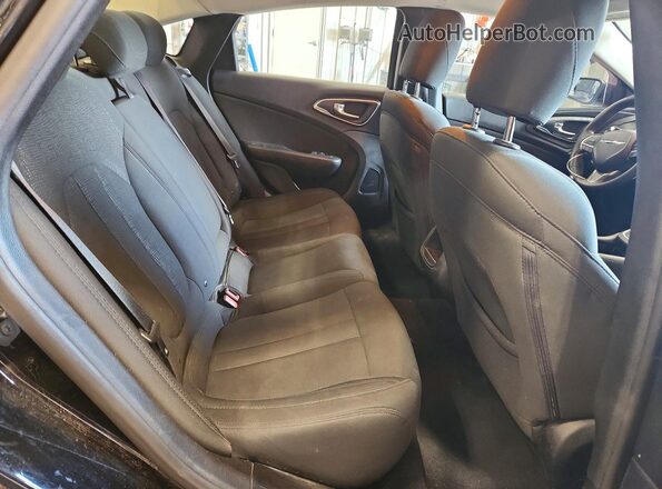 1C3CCCAB7GN144832 2016 CHRYSLER 200 Black Rear seats view