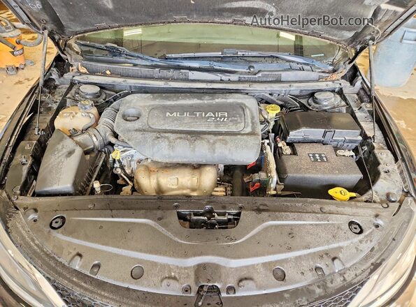 1C3CCCAB7GN144832 2016 CHRYSLER 200 Black Rear interior view