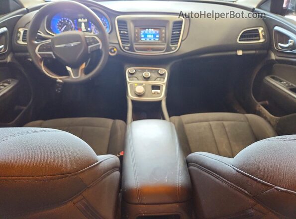 1C3CCCAB7GN144832 2016 CHRYSLER 200 Black Dashboard view