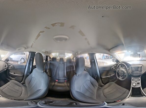1C3CCCAB7GN144832 2016 CHRYSLER 200 Black 360 interior view