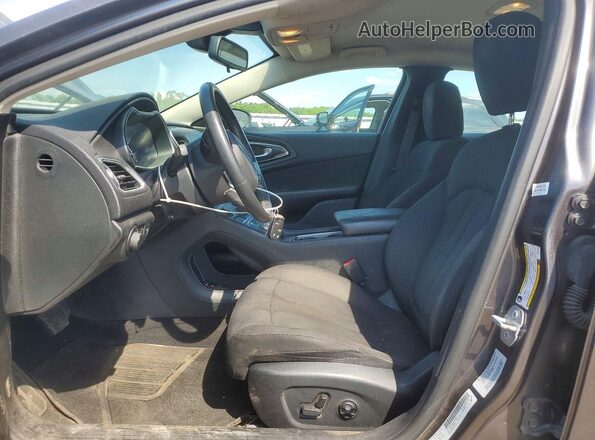 1C3CCCAB7GN154955 2016 CHRYSLER 200 Серый Вид салона спереди